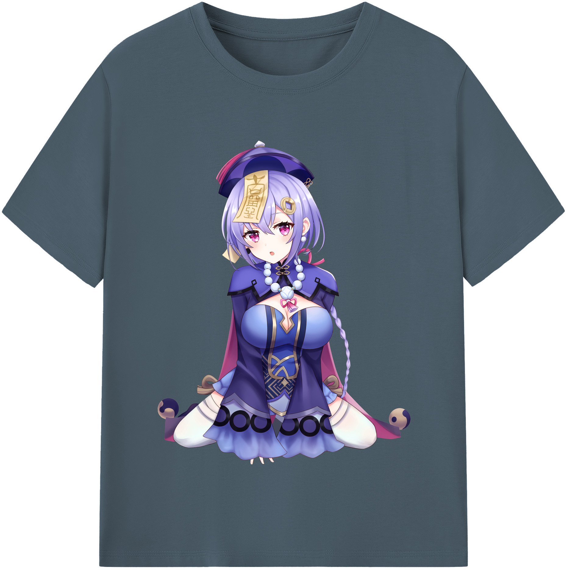 げんし神 七七 なな  genshin Nana 綿100％半袖Tシャツ（フロントプリント）